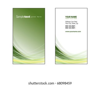 Business Card Template. Vector Illustration.