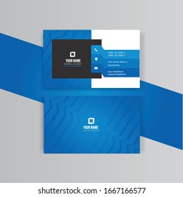Business Card Template Vector and Modern Creative and Clean Design.