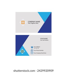 Business card template, visiting card