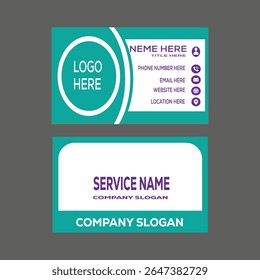 Business card template visiting card design