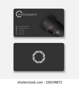  Business card template,photography,vector