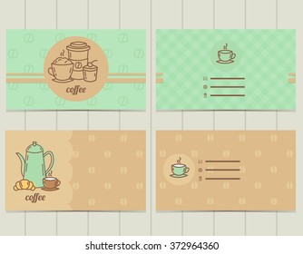 Business Card Templates. Vector Illustration 