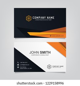 Business card templates. Vector Modern Creative and clean card design. Stationery design