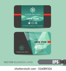 business card template,Vector illustration