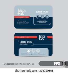 business card template,Vector illustration