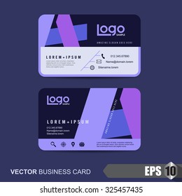 business card template,Vector illustration