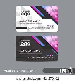 business card template,Vector illustration