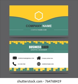 business card template,Vector illustration