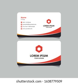  BUSINESS CARD  WITH THEME SIMPLE DESIGN