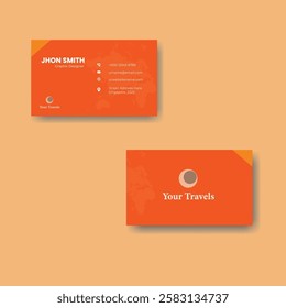 Business Card for Travel Agency