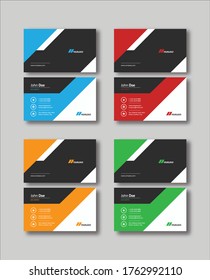 Business Card With Variation Color