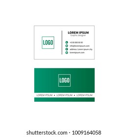 Business card vector
