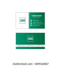 Business card vector