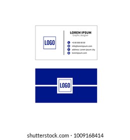 Business card vector