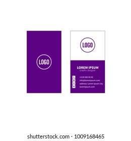 Business card vector