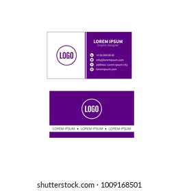 Business card vector