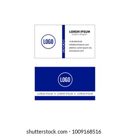 Business card vector