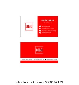 Business card vector