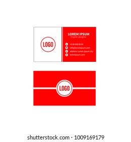 Business card vector