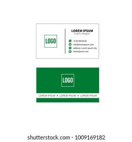 Business card vector