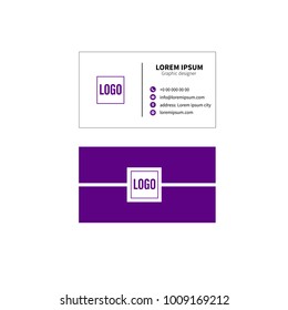 Business card vector