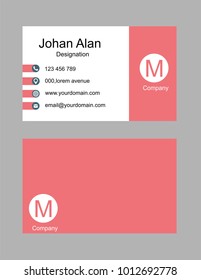 Business card vector