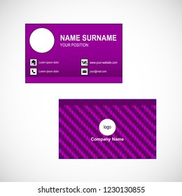 Business card vector