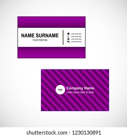 Business card vector