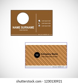 Business card vector