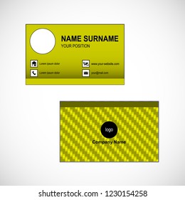 Business card vector
