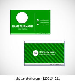 Business card vector