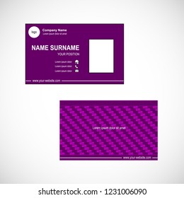 Business card vector