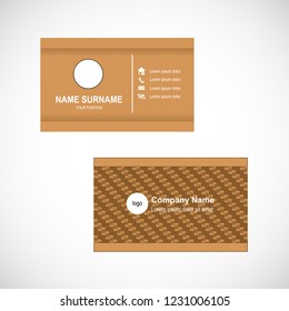 Business card vector