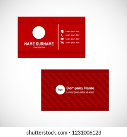 Business card vector