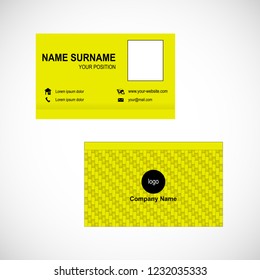 Business card vector