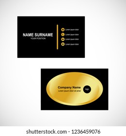 Business card vector