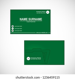 Business card vector
