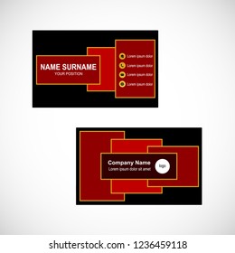 Business card vector