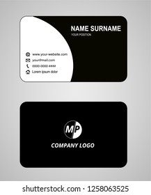 Business card vector