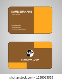 Business card vector