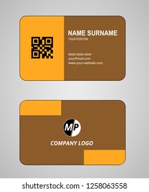 Business card vector
