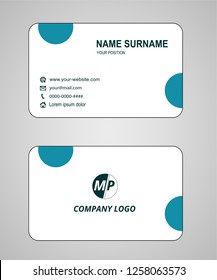 Business card vector