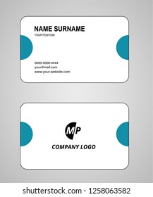 Business card vector
