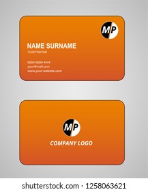 Business card vector