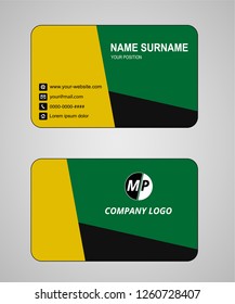 Business card vector