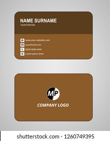 Business card vector