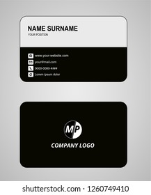Business card vector