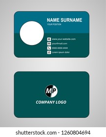 Business card vector