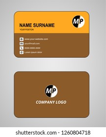 Business card vector