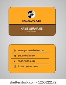 Business card vector